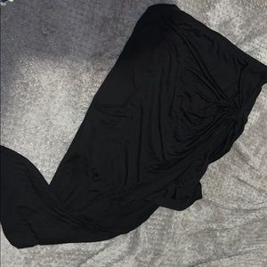 Knotted Bodycon Skirt